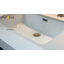 Robinet de lavabo de salle de bain à 2 poignées avec drain-110240503