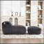 Fauteuil à billes avec repose-pieds en mousse-130604469