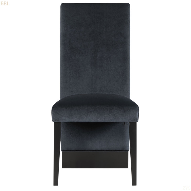 Dining Table Set, Black, Black/White