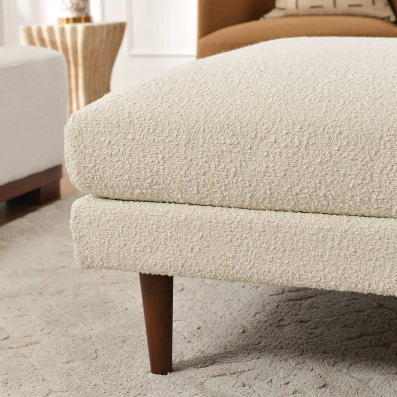 Repose-pieds Miller, Crème, 19" H x 36" W x 36" D
