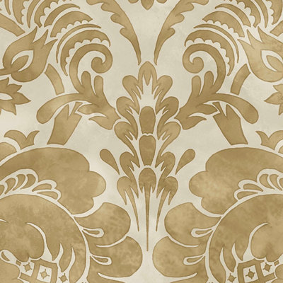  Florentine Antique Gold Wallpaper