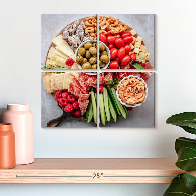 Yarlin Charcuterie Board, 18" H x 18" W