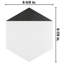 Peak Hex 9" x 10" Porcelain Wall & Floor Tile