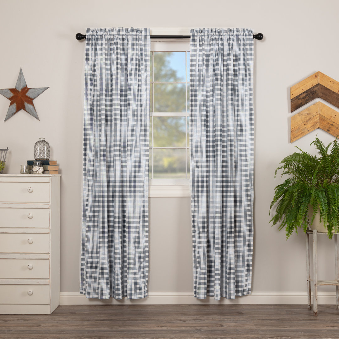 Sawyer Mill Cotton Room Darkening Curtain Pair (Set of 2) VHC Brands Curtain 