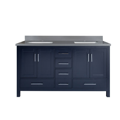 Ensemble de meuble-lavabo double 61 po Aitana