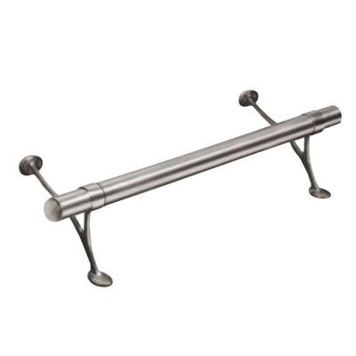 Ensemble de repose-pieds , H 7,5 po x l 24 po x P 7,5 po, Acier inoxydable (brossé) satiné