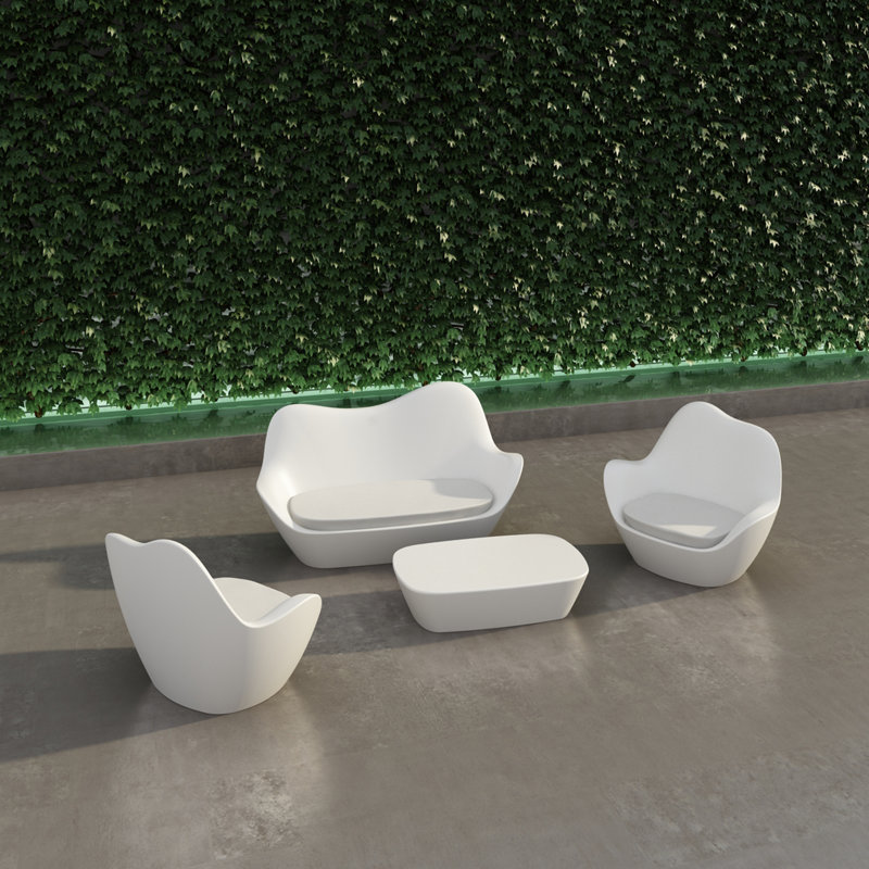 Sabinas -  Resin Sofa - Lacquered, Steel