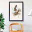 Crested Pigeons by Elizabeth Gould - Framed Print-55490269-55490270