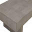 1 table rectangulaire en bois brun de style contemporain avec plateau rectangulaire