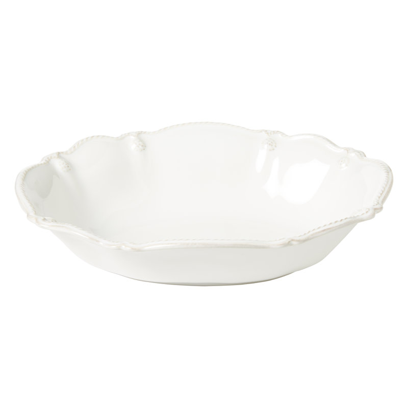 Berry & Thread Oval Serving Bowl, 1.25" H x 10" W x 7.5" D