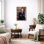 «Joe Biden Formal Office Portrait», chef de file des États-Unis, reproduction d'art sur toile encadrée