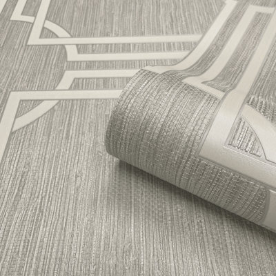 Glenys 10.05m x 53cm Textured Matte Wallpaper Roll