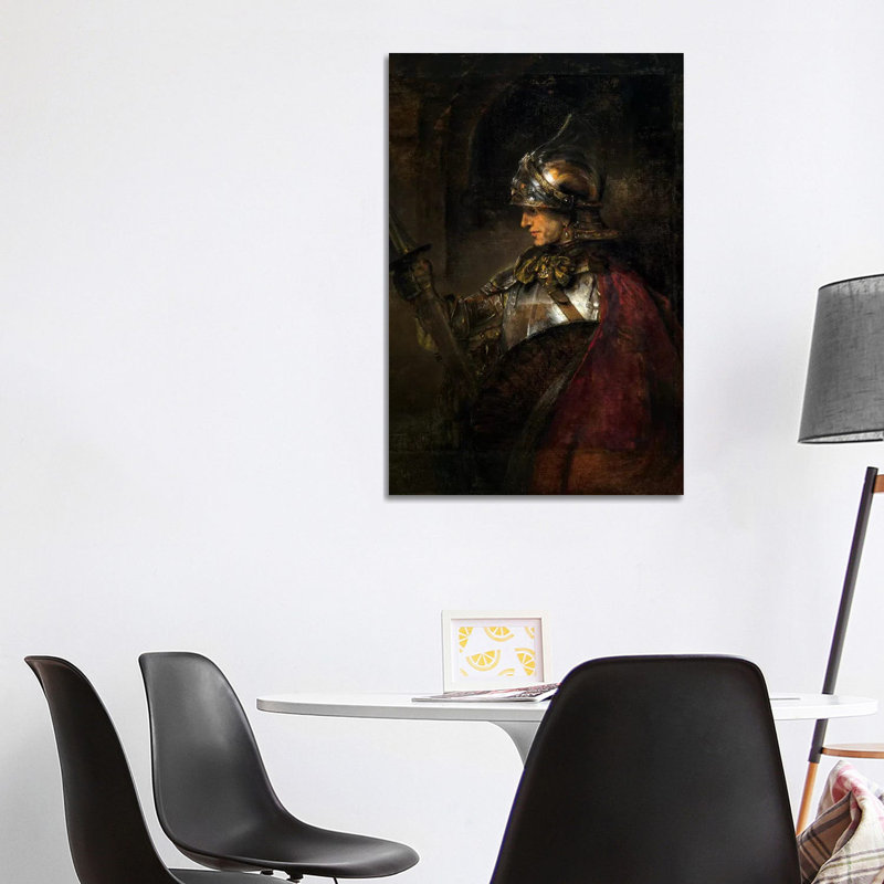A Man In Armour, 1655 by Rembrandt Van Rijn - Wrapped Canvas Print, 101.6 cm H x 66.04 cm W x 1.91 cm D