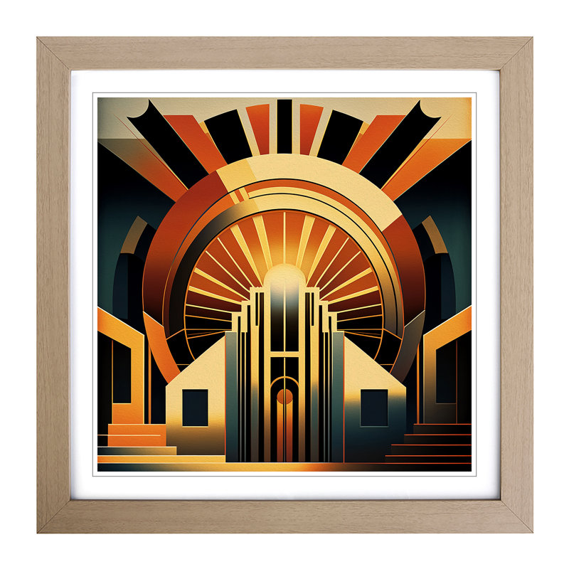 Single Picture Frame Print on Wood, Walnut