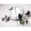 Marlee Silent Bird Wall Clock Home Décor - 23cm