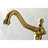 Kingston Brass Heritage Two-Handle 3-Hole Deck Mount Widespread Bathroom Faucet with Brass Pop-Up Drain-133789826