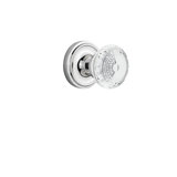 Classic Rosette with Crystal Meadows Knob