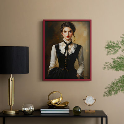 Reproduction encadrée WOMEN Series CCxxix - bois massif
