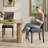 Upholstered Dining Side Chair with High Back and Nailhead Trim, Solid Wood Legs, Modern Parsons for Dining Room-1297595804