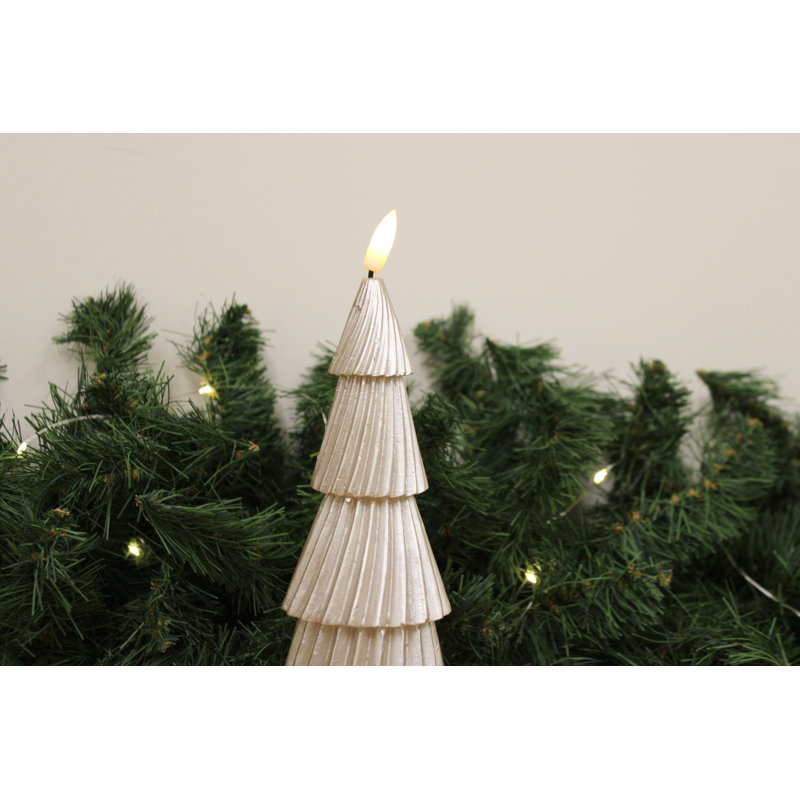 Scented Unscented Flameless Novelty Candle, 23cm H x 8.50cm W x 8.50cm D