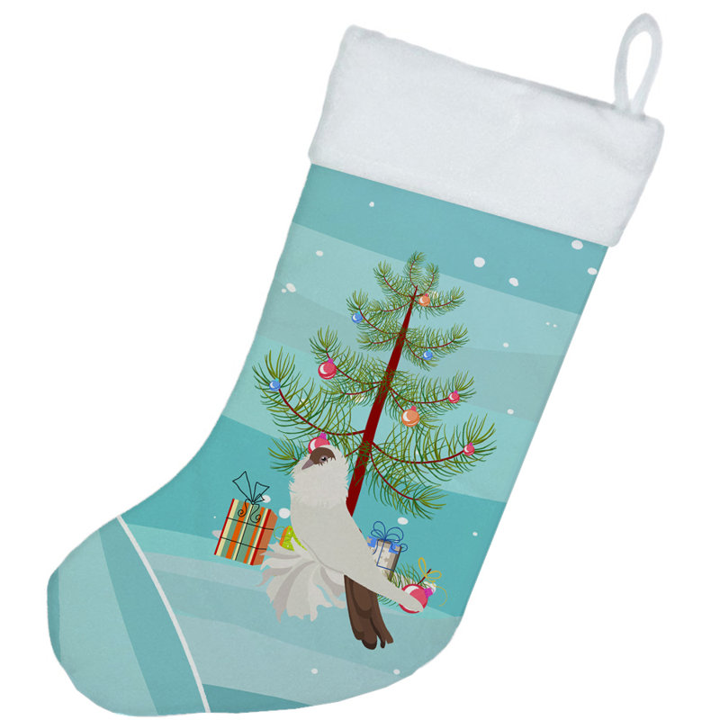 Chaussette de noël en allemand-casque pigeon