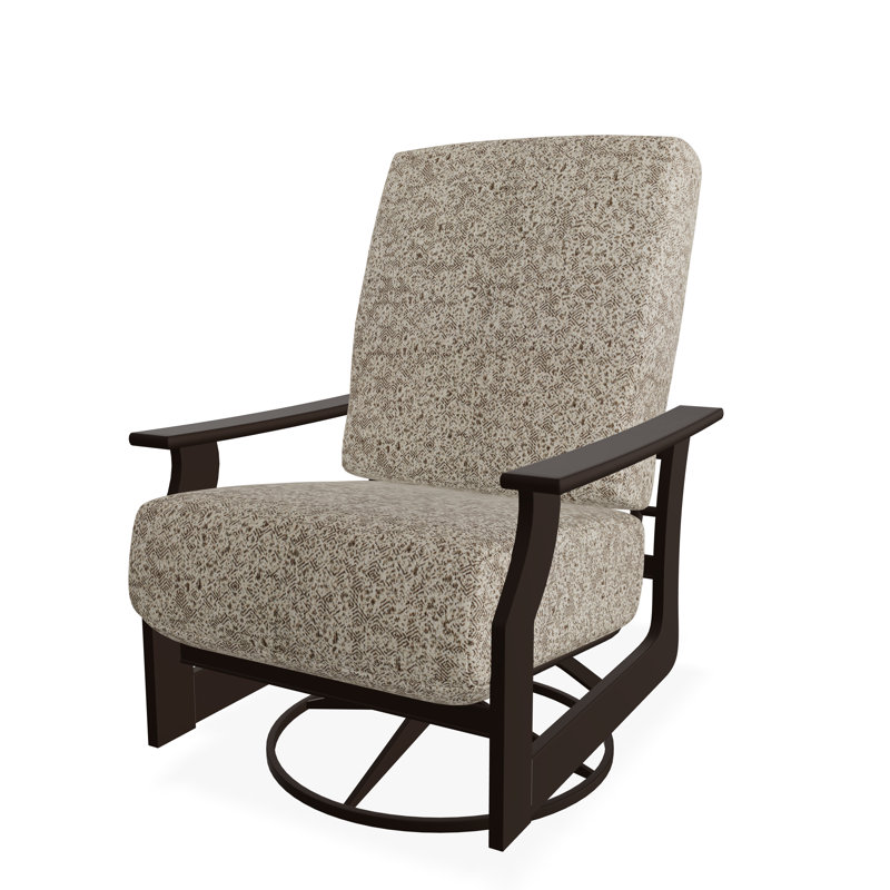 St. Catherine Polymer Outdoor Lounge Chair, Kona, Restore Sparrow