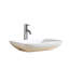 Lavabo de salle de bain rectangulaire en céramique pour bateau Modern
