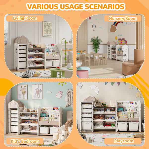 Générique Game Room Organization And Storage For - Multi-Tier Rack With