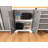 Bold XL Series Platinum 9 Piece Garage Cabinets Set With Tool, Base, Wall Cabinets, Stainless Steel Worktop And 30 In. Lockers-119222185
