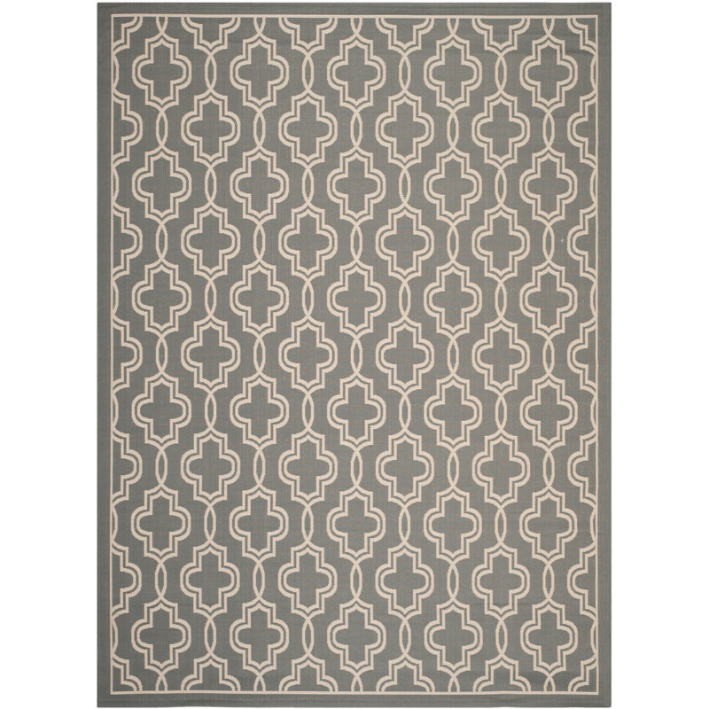 Jahliyah Martha Stewart Performance Geometric Indoor/Outdoor Area Rug, Rectangle 8' x 11'2"