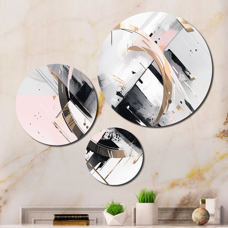 Abstract Wall Decor on Metal