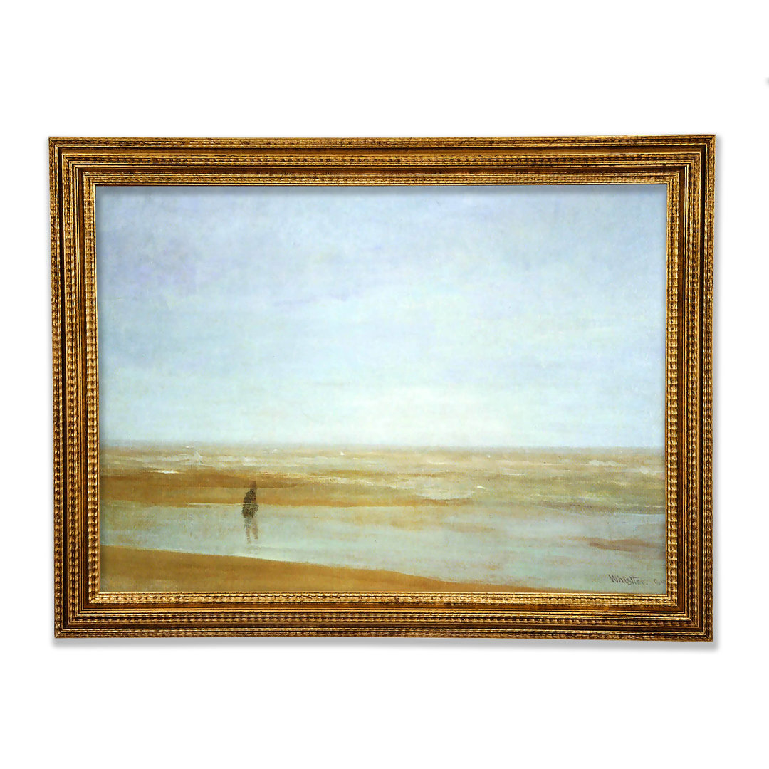 Gerahmtes Wandbild Sea And Rain von Whistler