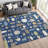 Machine Washable Indoor/Outdoor Juliet ACN2393 Mid-Century Modern Rug-363460848