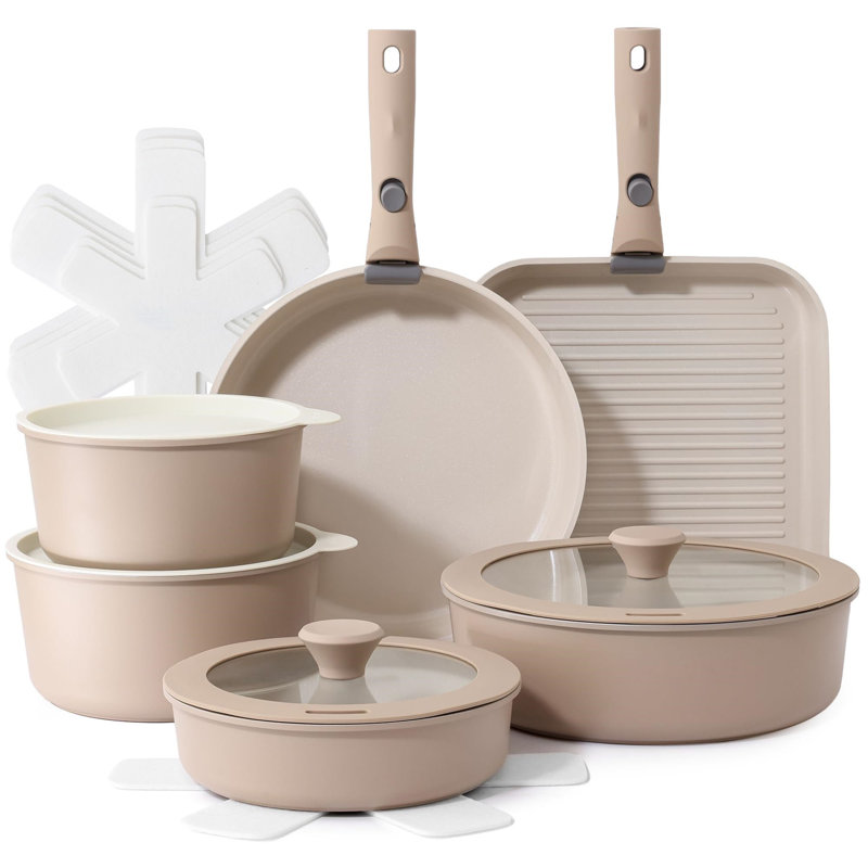 17 - Piece Aluminum Cookware Set