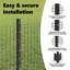 Vidaxl Fence With Posts Steel-116797978-116797981