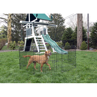 Disdier 24'' H Panel Metal Exercise Pen