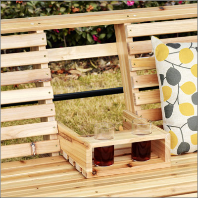 3-Seater Wooden Porch Swing