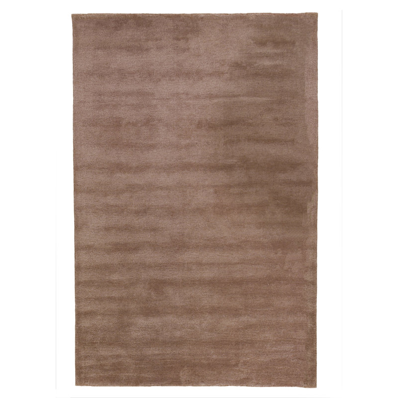 Hand Tufted Wool/Tencel Area Rug, Blush, 7'9" x 9'9"