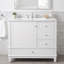 Meuble-lavabo autoportant de 91 cm (36 po) en bois massif et MDF blanc avec lavabo en céramique intégré et rangement-547769124-547769126