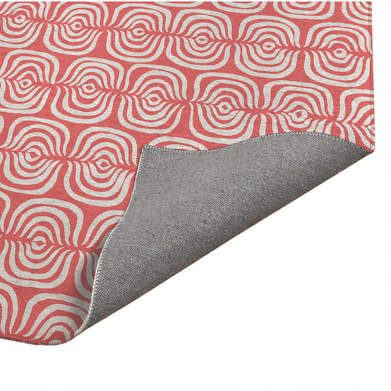 Tapis de cuisine à profil bas The Way, Vieux rose, Rectangle 5 pi x 7 pi