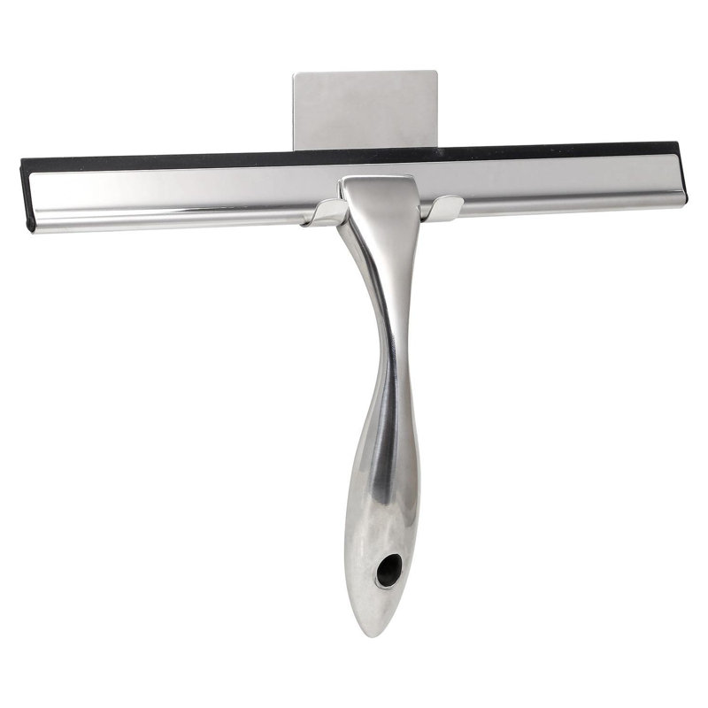 Adjustable Squeegees with Replaceable Head, Silver