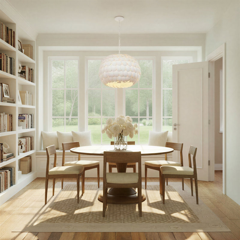 Lustre blanc mat 20,5 po