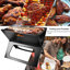 Portable Barbecue Barbecue Barbecue au charbon pliable Camping Jardin Voyage en plein air