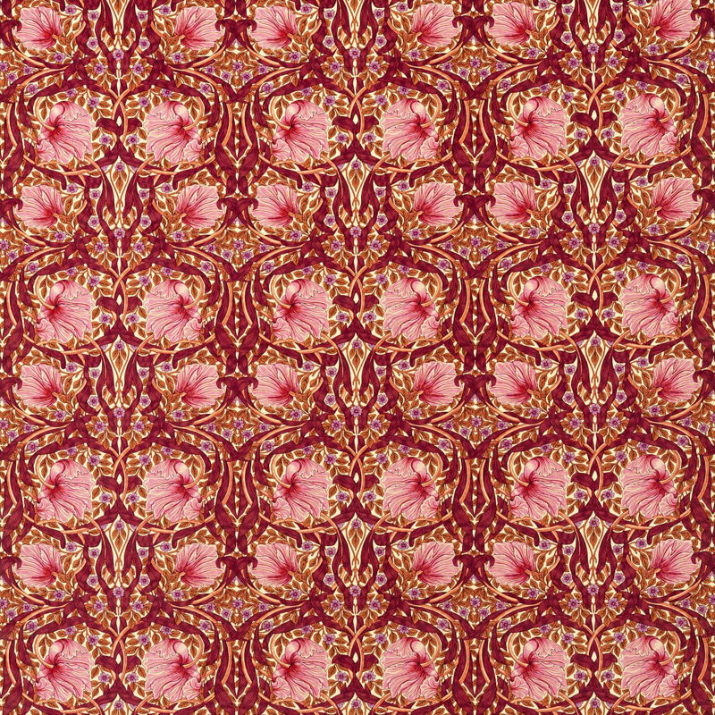 Bedford Park Pimpernel Fabric, Midnight/Opal