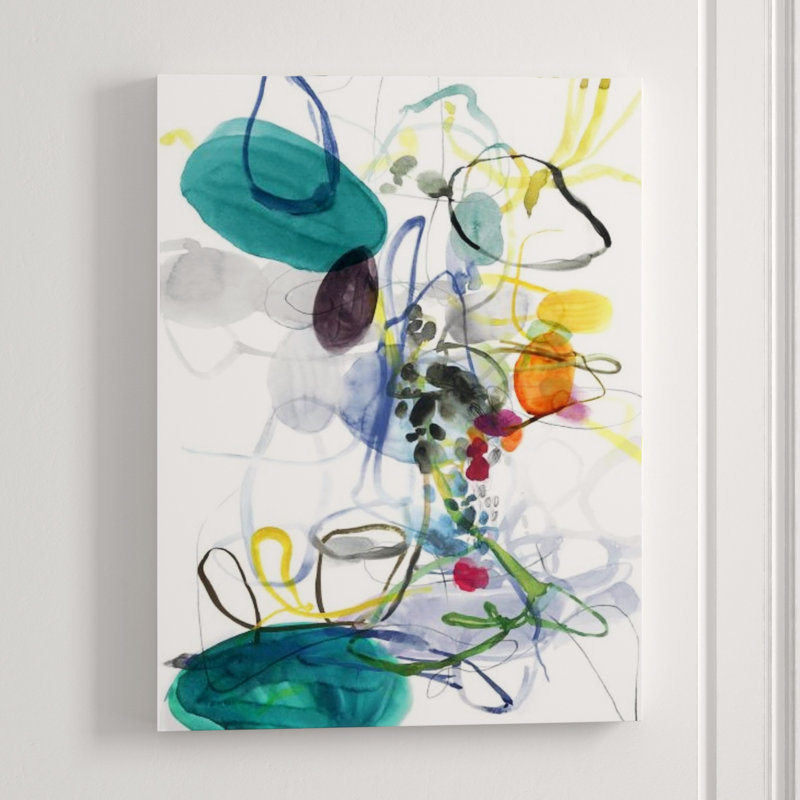 Ebb & Flow I Painting by Fern Cassidy, 48" H x 36" W, Outdoor