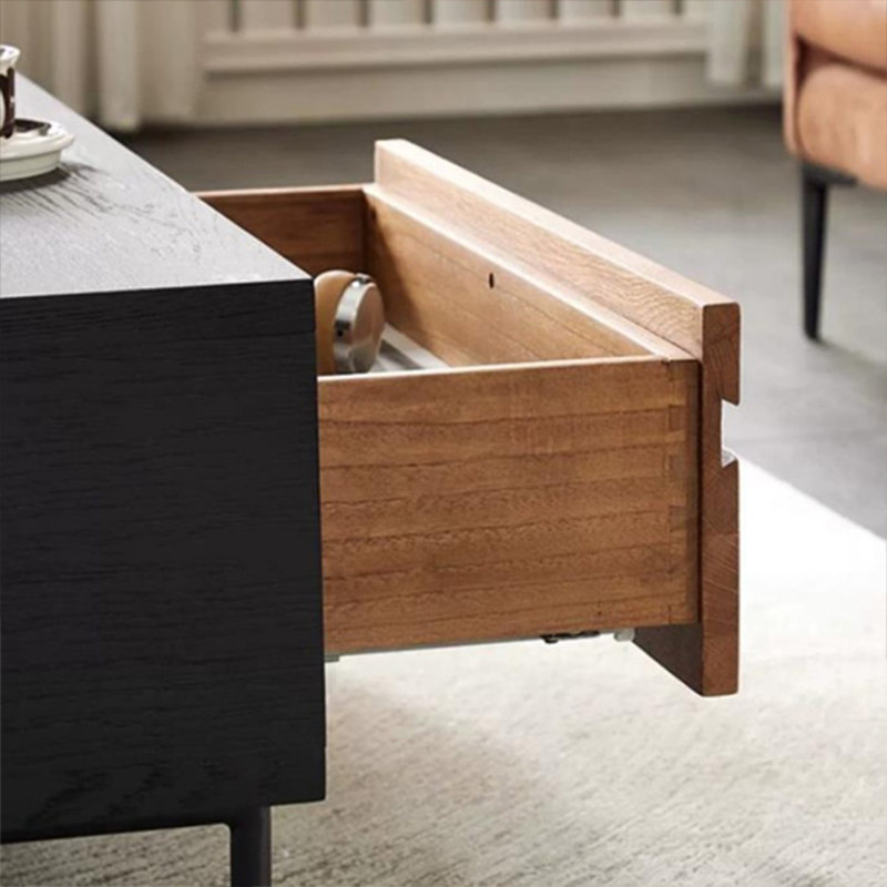 Hand-carved coffee table