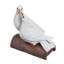 Figurine Colombes sur une bûche