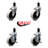 4-Piece Thermoplastic Caster Set