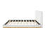 Lit plateforme tapissier très grand NH-ComfortCove l 81,3 po x P 86,34 po x H 36 po