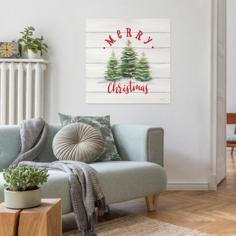 Merry Christmas on Shiplap, H 32 po x l 32 po